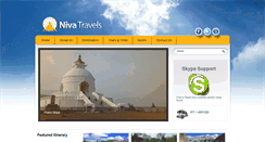 Desktop Screenshot of nivatravels.com