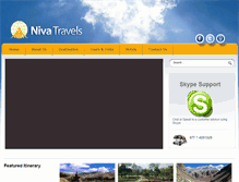 Tablet Screenshot of nivatravels.com